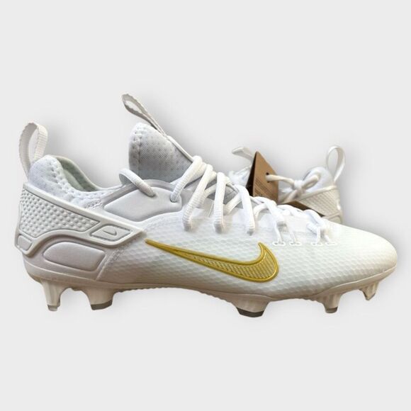 Nike Huarache 9 Elite Low LAX SE Lacrosse Shoes White FD0089-100 Mens size 10 - Picture 4 of 9